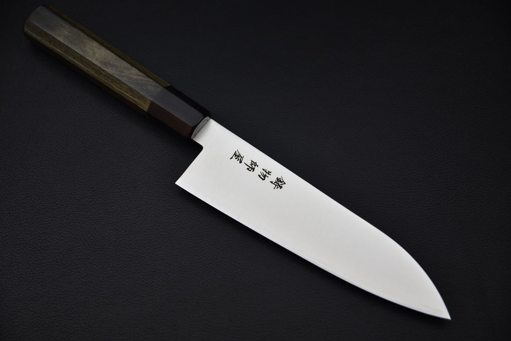 Hitohira Imojiya TH Stainless Santoku 180mm Pakka