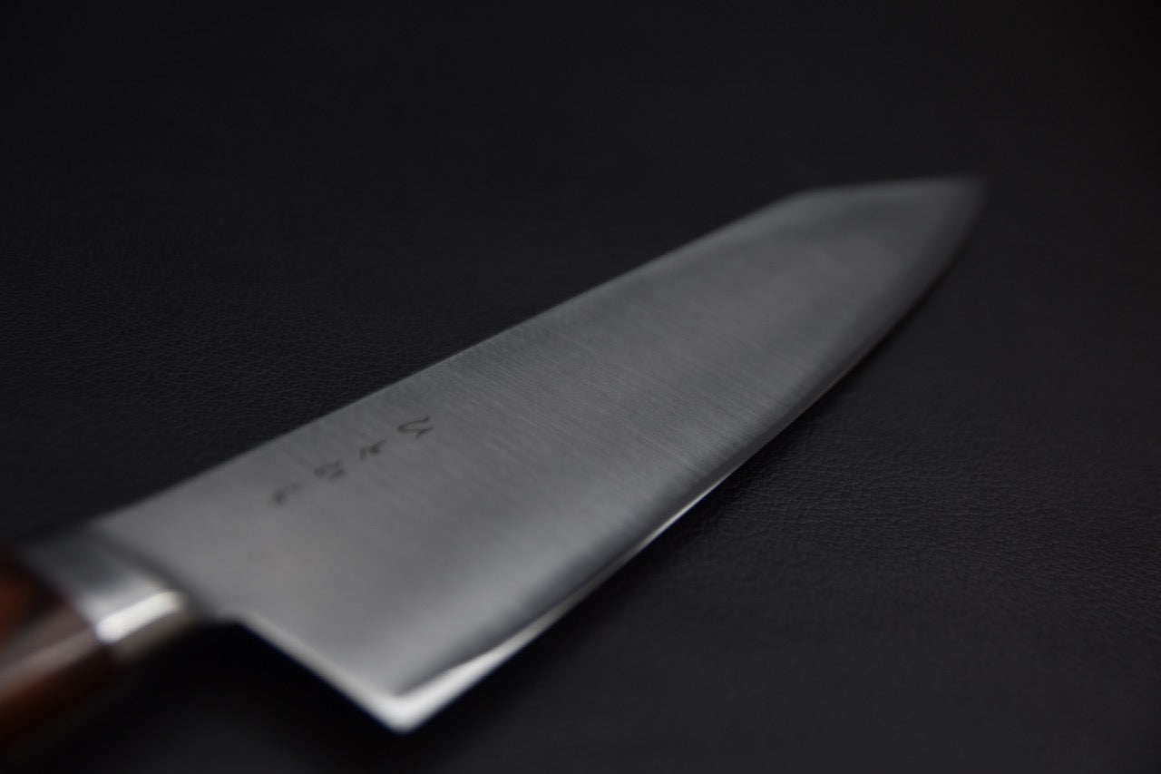 Hitohira KH Stainless Kiritsuke Gyuto 210mm Mahogany Imitation