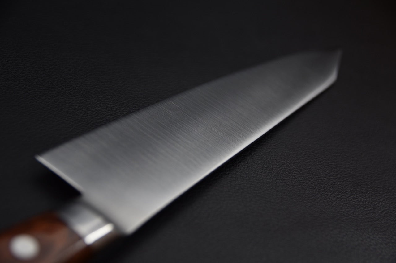 Hitohira KH Stainless Kiritsuke Gyuto 210mm Imitation d'Acajou