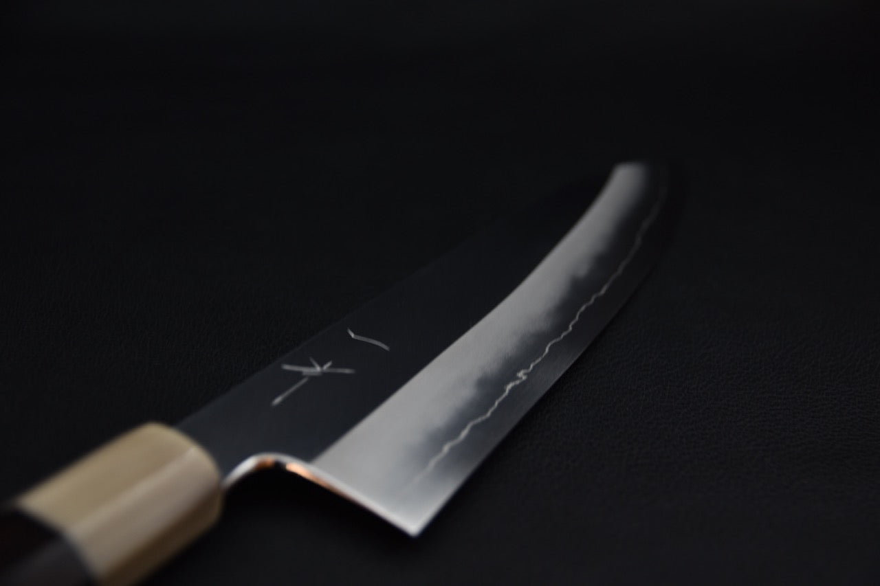 Hitohira Kikuchiyo Kyuzo Ginsan Migaki Gyuto 210mm Ébène