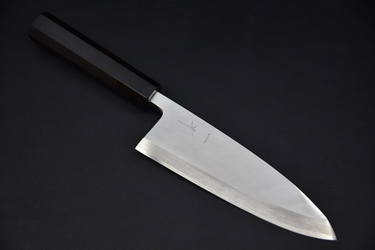 Hitohira Kikuchiyo Manzo Aogami #2 Deba 180mm Ébène