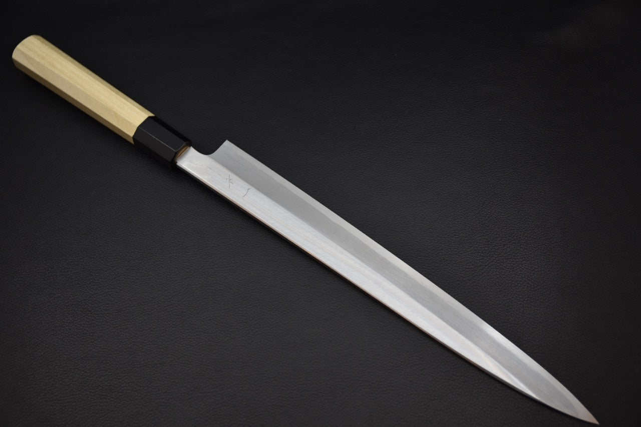Hitohira Kikuchiyo Manzo Shirogami #3 Yanagiba 300mm Ho Left-handed
