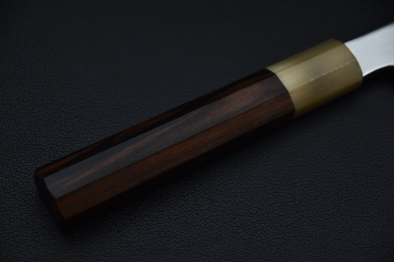 Hitohira Kikuchiyo Mosuke Enmon Shirogami #1 Kiritsuke 270mm Taihei Ébène