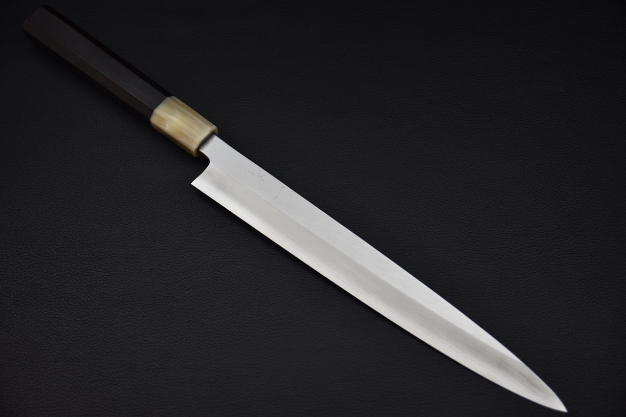 Hitohira Kikuchiyo Mosuke Ginsan Yanagiba 240mm Ébène