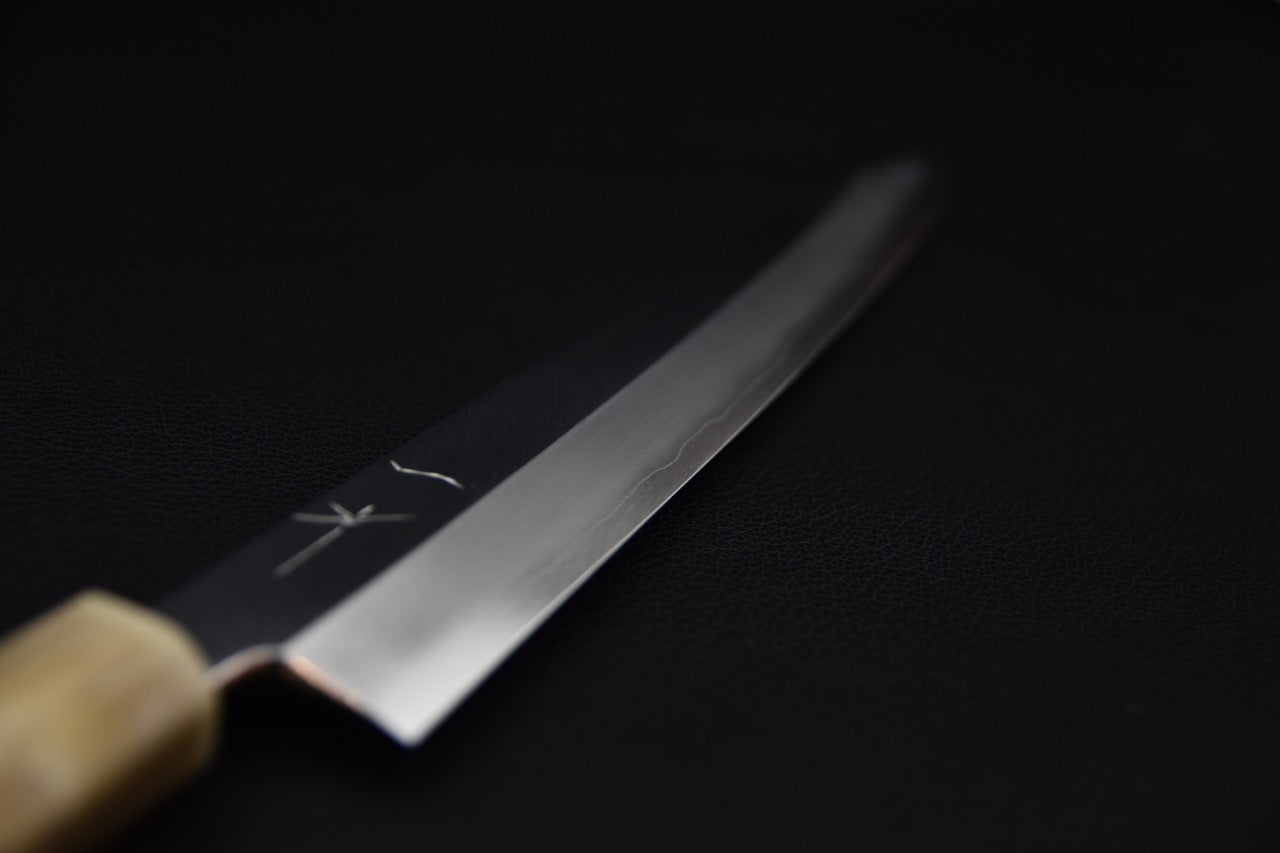 Hitohira Kikuchiyo Mosuke Ginsan Yanagiba 240mm Ebony