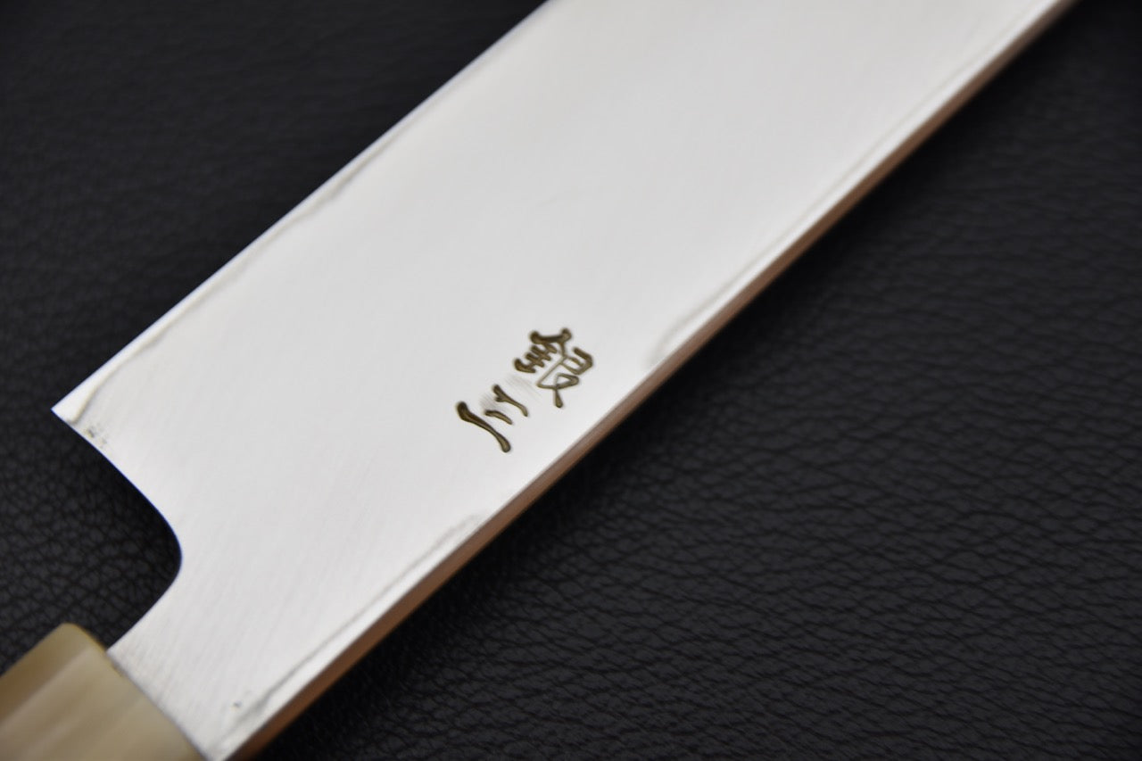 Hitohira Kikuchiyo Mosuke Ginsan Yanagiba 240mm Ébène