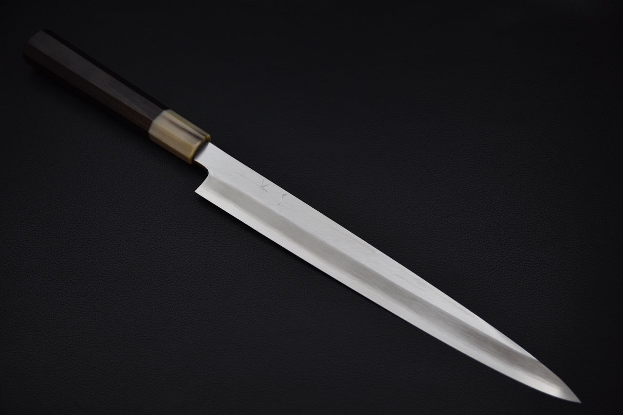 Hitohira Kikuchiyo Mosuke Ginsan Yanagiba 270mm Ebony