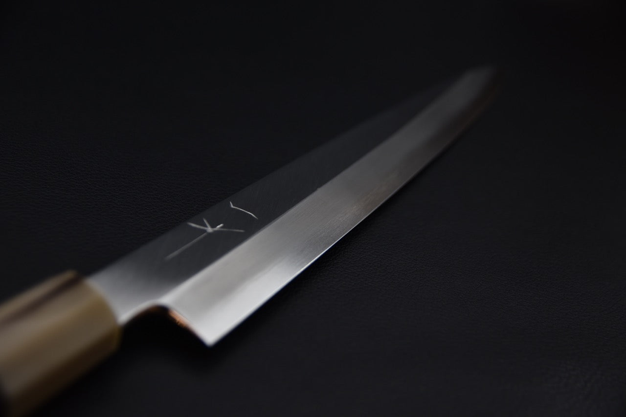 Hitohira Kikuchiyo Mosuke Ginsan Yanagiba 270mm Ebony