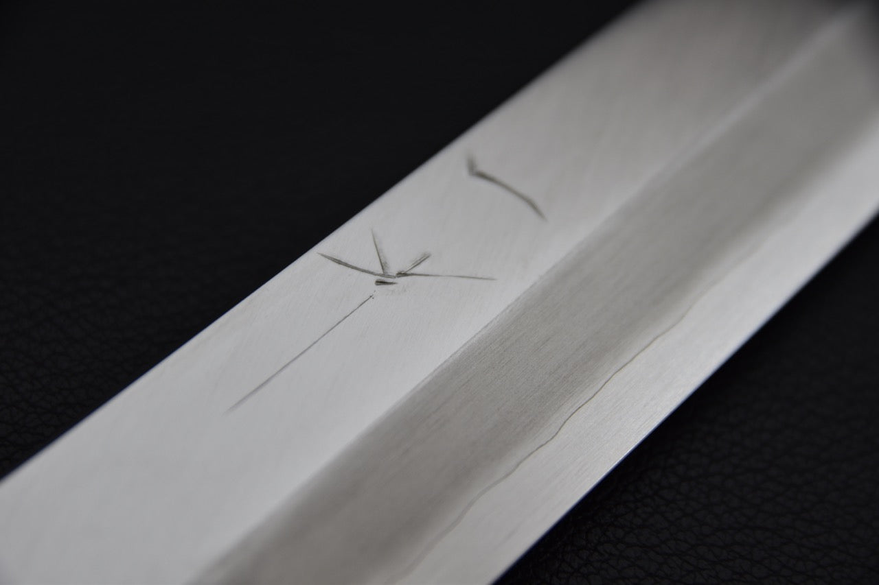 Hitohira Kikuchiyo Mosuke Ginsan Yanagiba 270mm Ebony