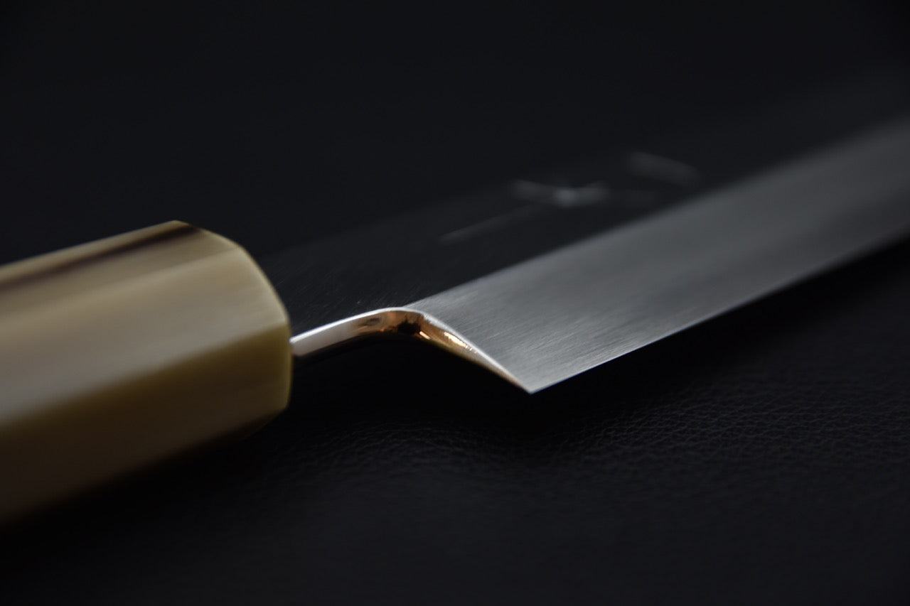 Hitohira Kikuchiyo Mosuke Ginsan Yanagiba 270mm Ebony