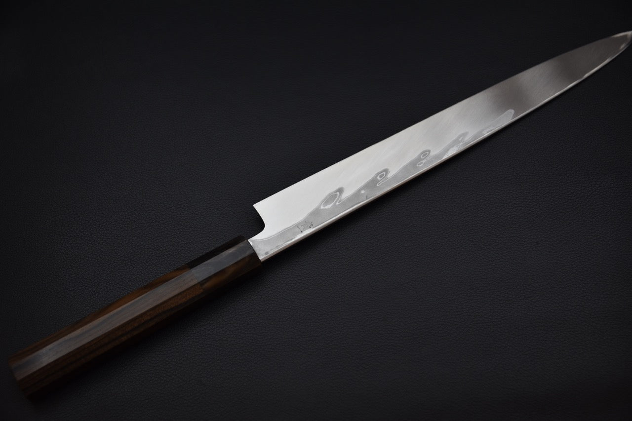 Hitohira Kikuchiyo Mosuke Kikko Aogami #1 Yanagiba 300mm Ziricote