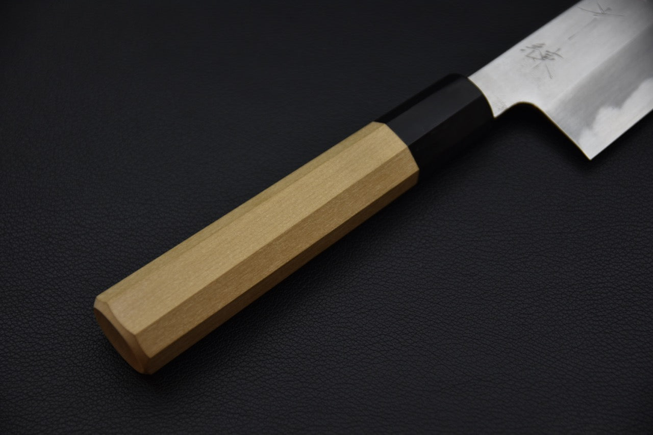 Hitohira Kikuchiyo Ren Shirogami #2 Gyuto 240mm Bois de Ho