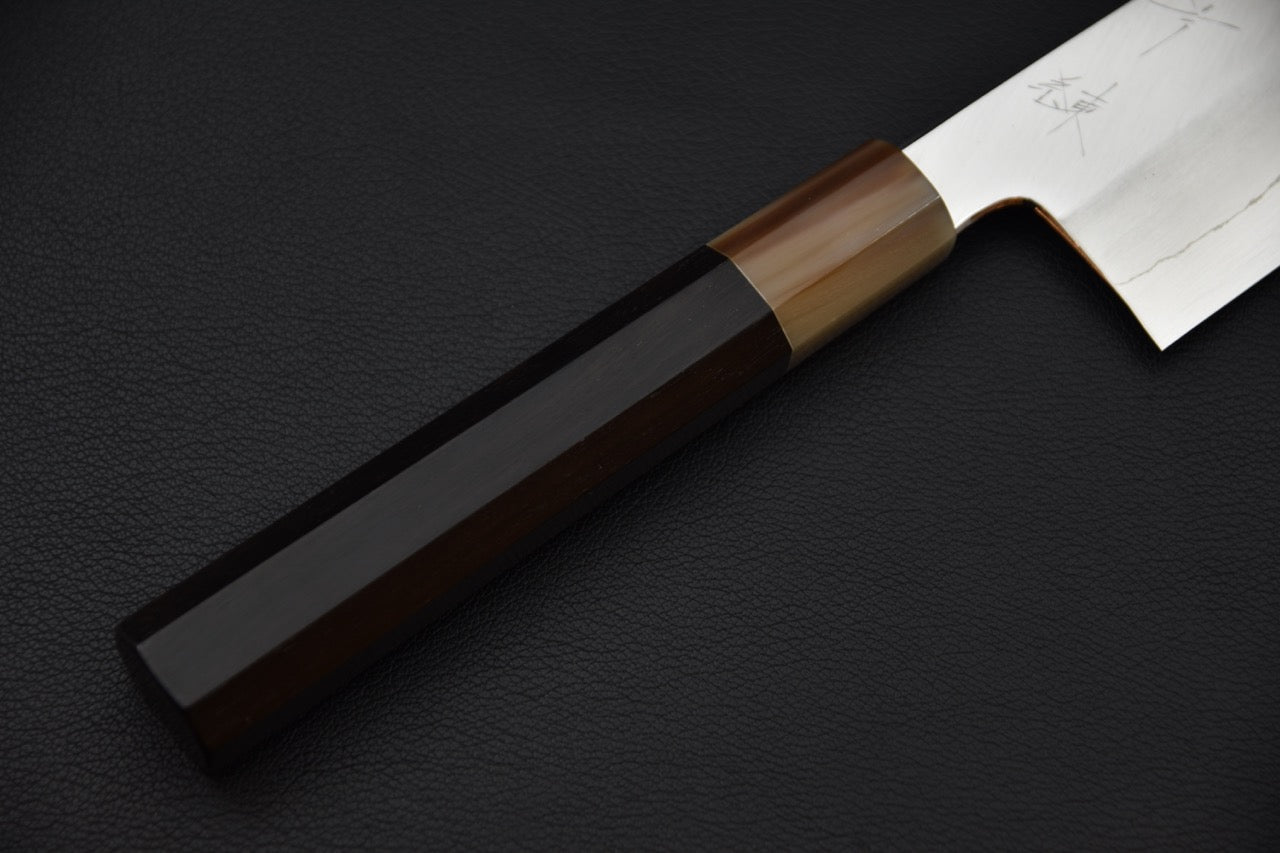 Hitohira Kikuchiyo Ren Ginsan Gyuto 240mm Ébène