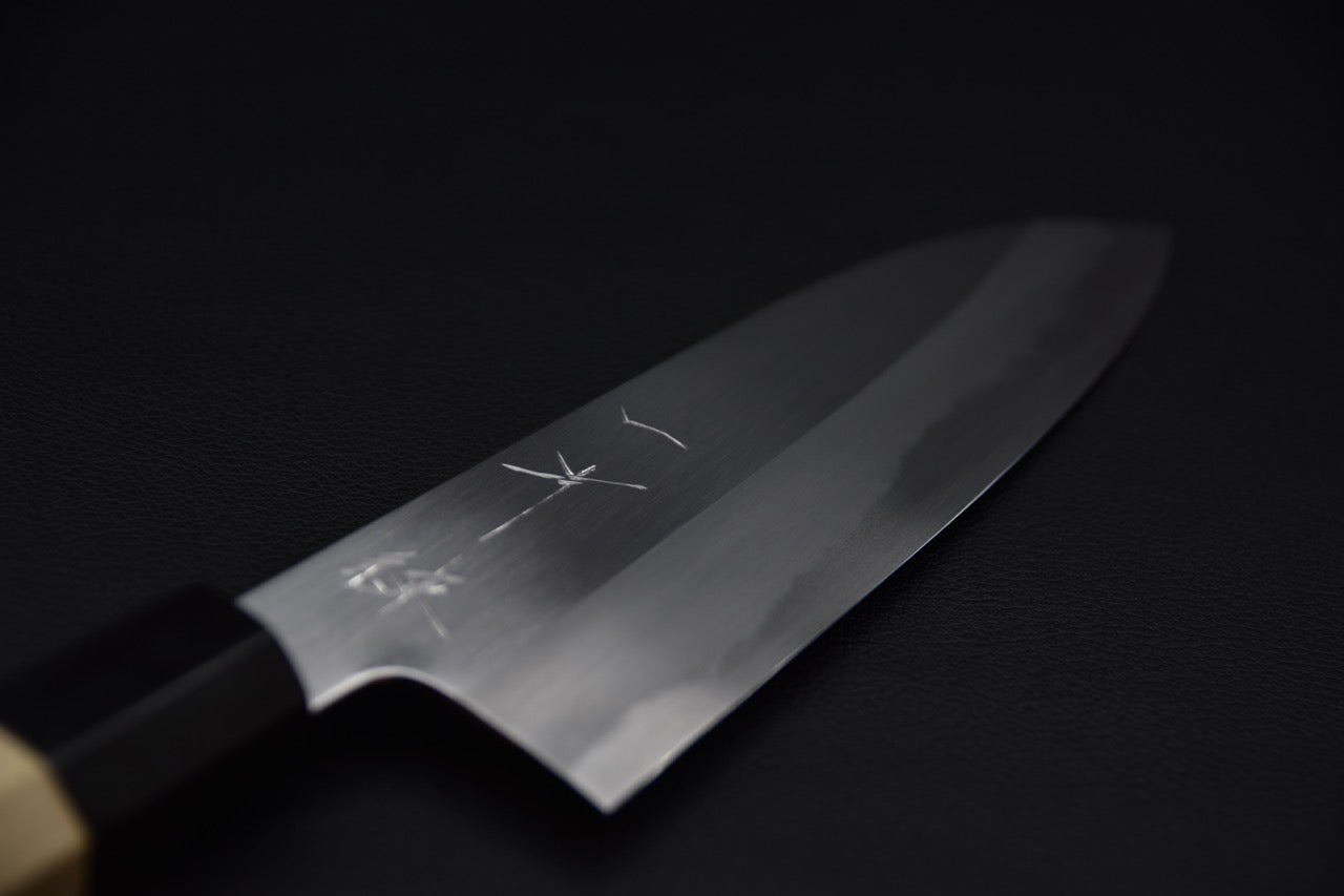 Hitohira Kikuchiyo Ren White #2 Santoku 180mm Bois de Ho