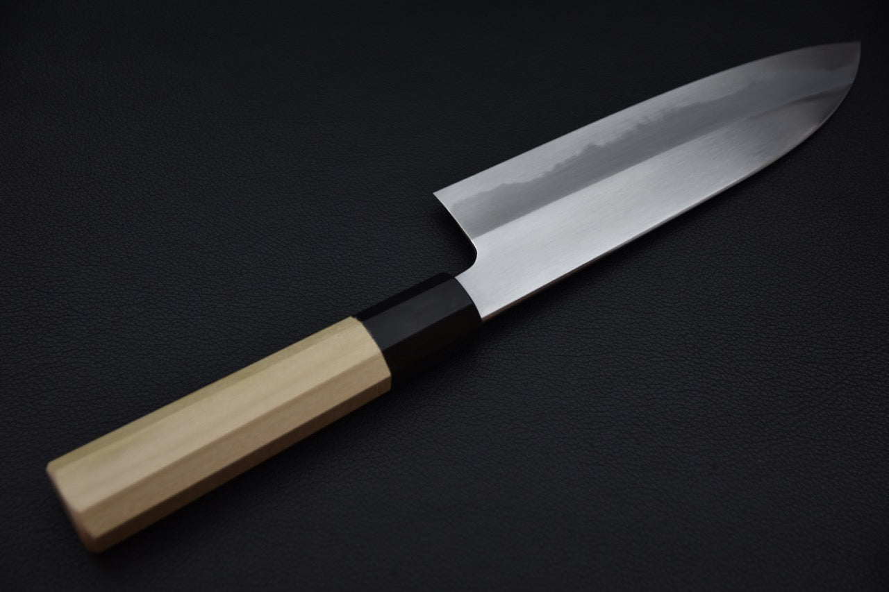 Hitohira Kikuchiyo Ren White #2 Santoku 180mm Bois de Ho