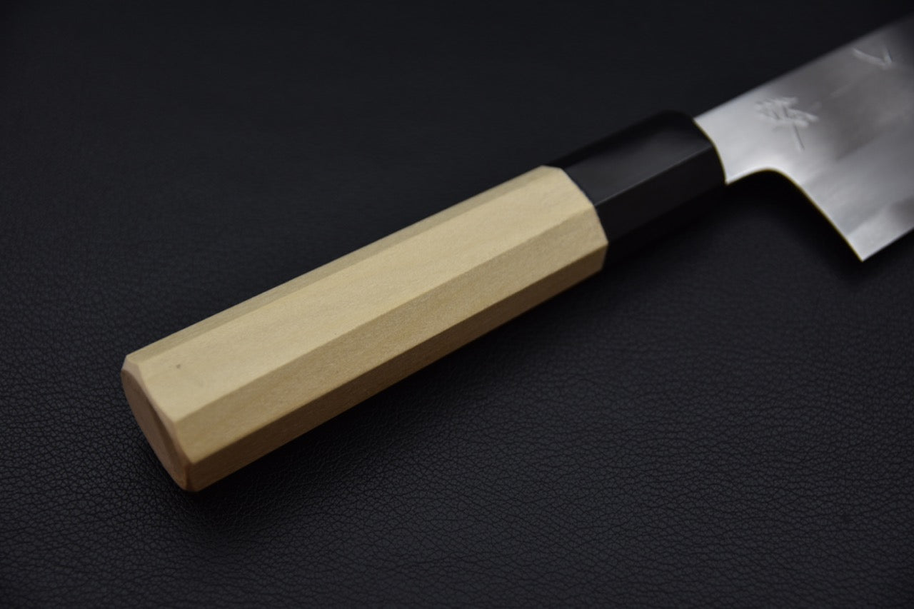 Hitohira Kikuchiyo Ren White #2 Santoku 180mm Bois de Ho
