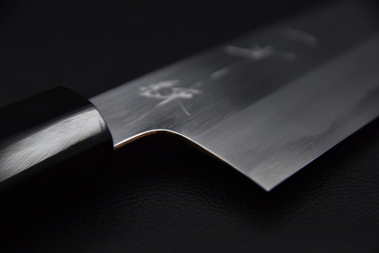 Hitohira Kikuchiyo Ren White #2 Santoku 180mm Bois de Ho