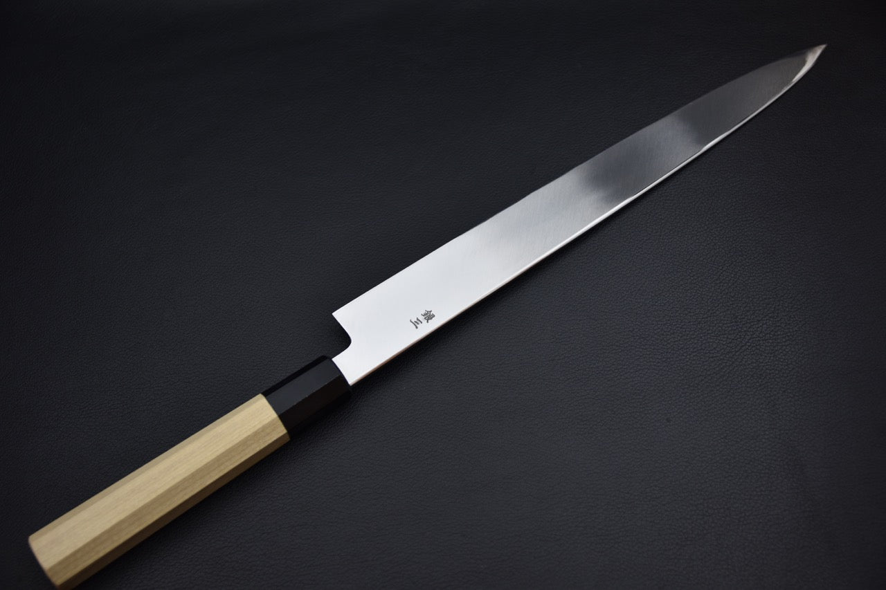 Hitohira Kikuchiyo Rikichi Ginsan Yanagiba 300mm Ho