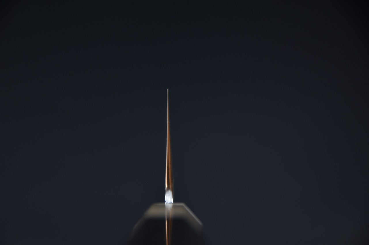 Hitohira Kikuchiyo Rou Ginsan Gyuto Poli Miroir 240mm Ébène