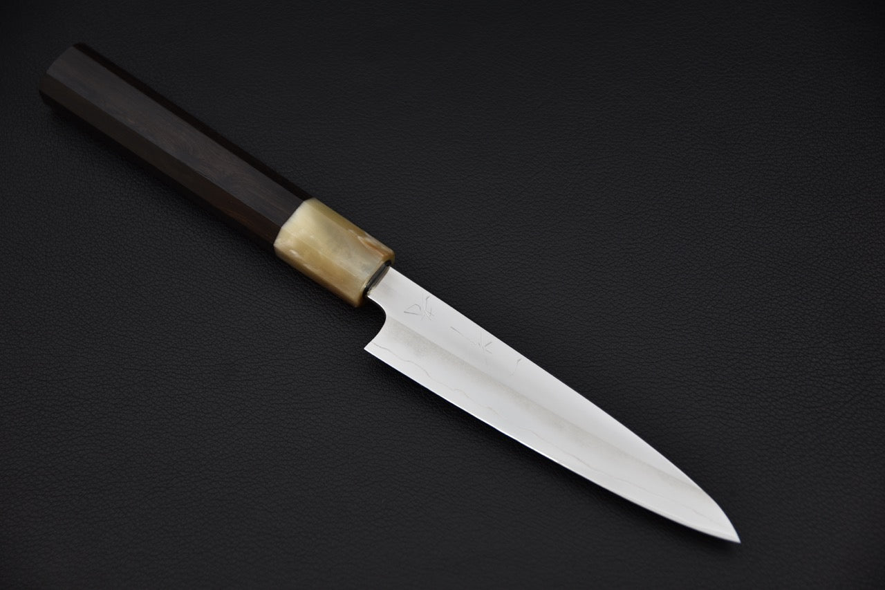 Hitohira Kikuchiyo Rou Ginsan Poli Miroir Petty 135mm Ebony