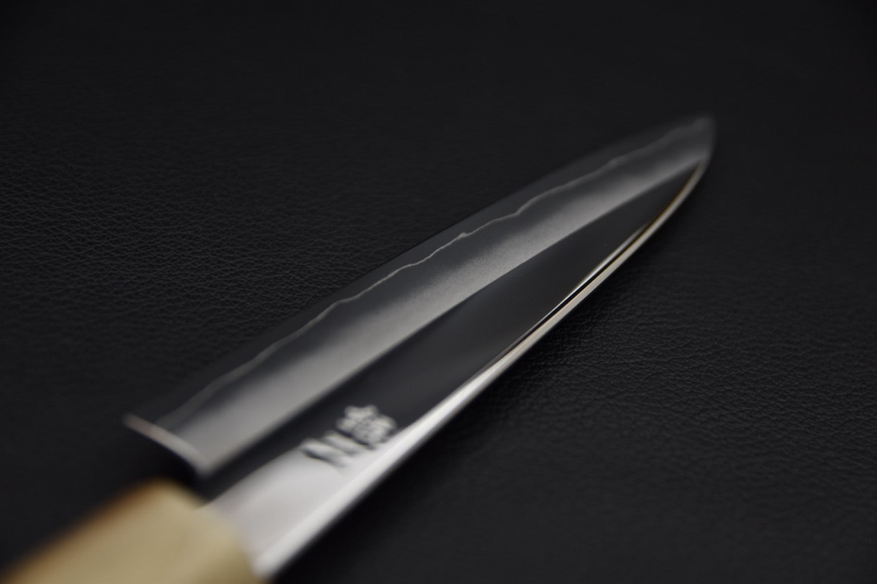 Hitohira Kikuchiyo Rou Ginsan Poli Miroir Petty 135mm Ebony