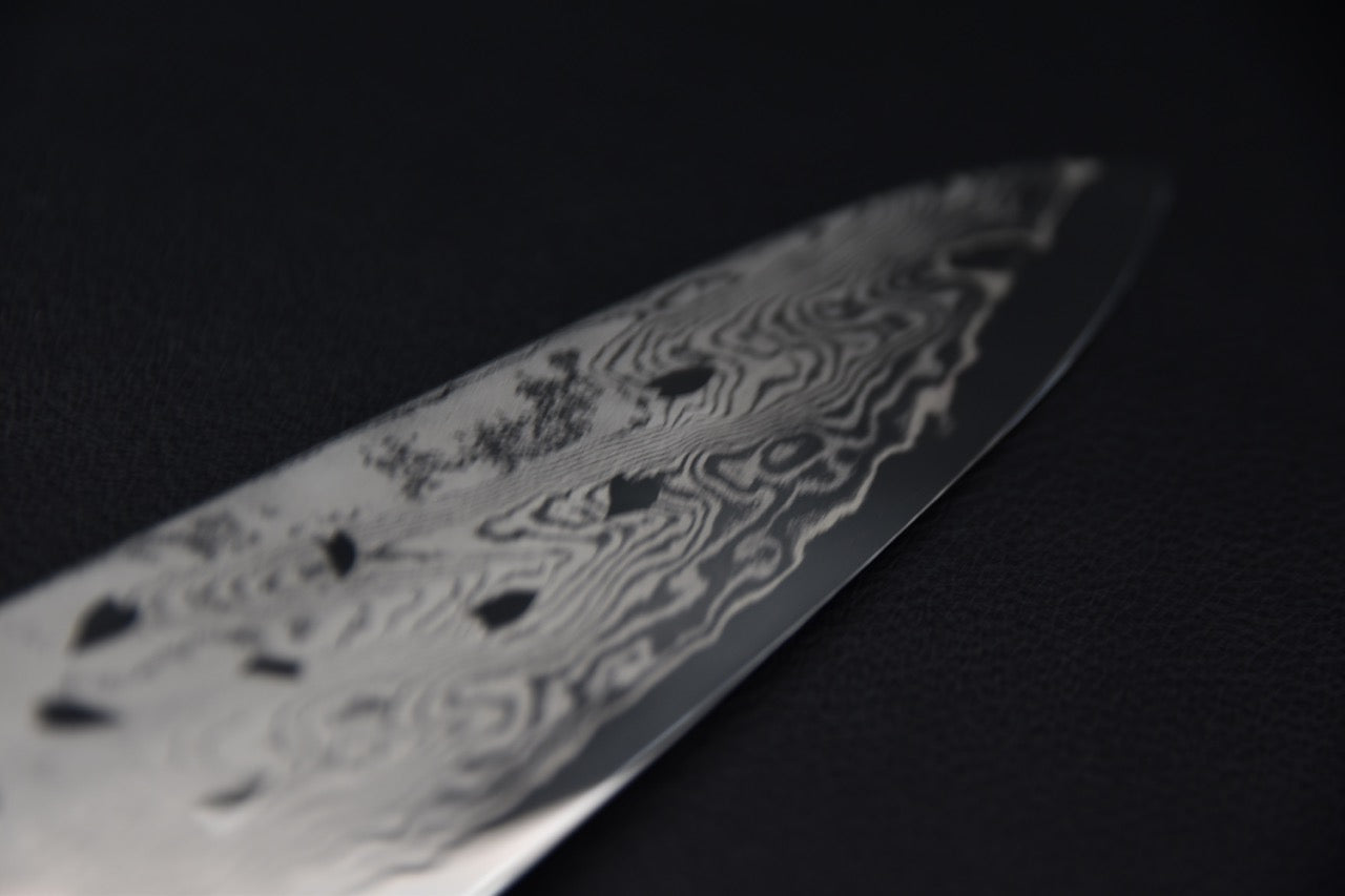 Hitohira Kikuchiyo Rou VG-10 Sakura Damascus Gyuto 240mm