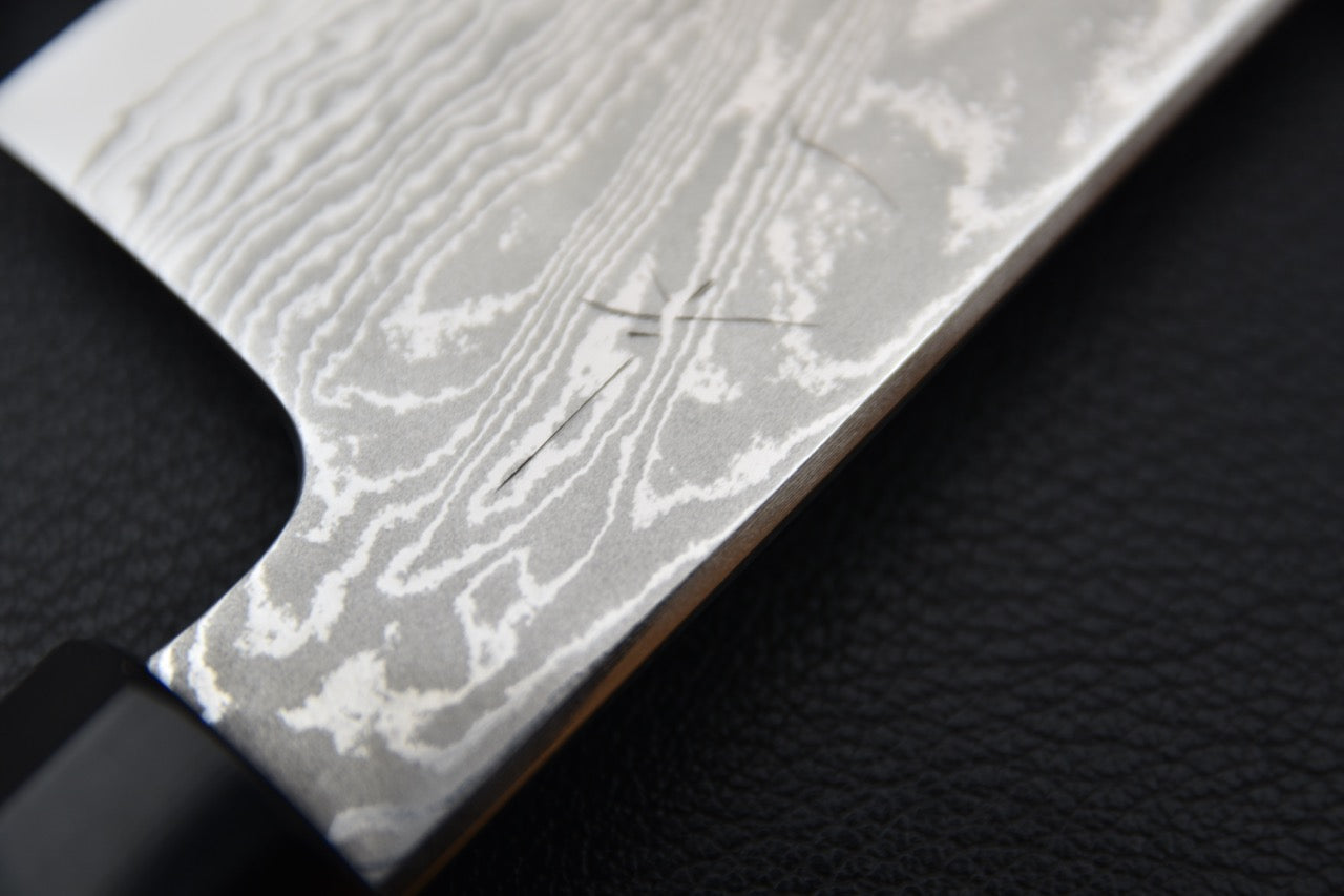 Hitohira Kikuchiyo Rou VG-10 Sakura Damascus Gyuto 240mm