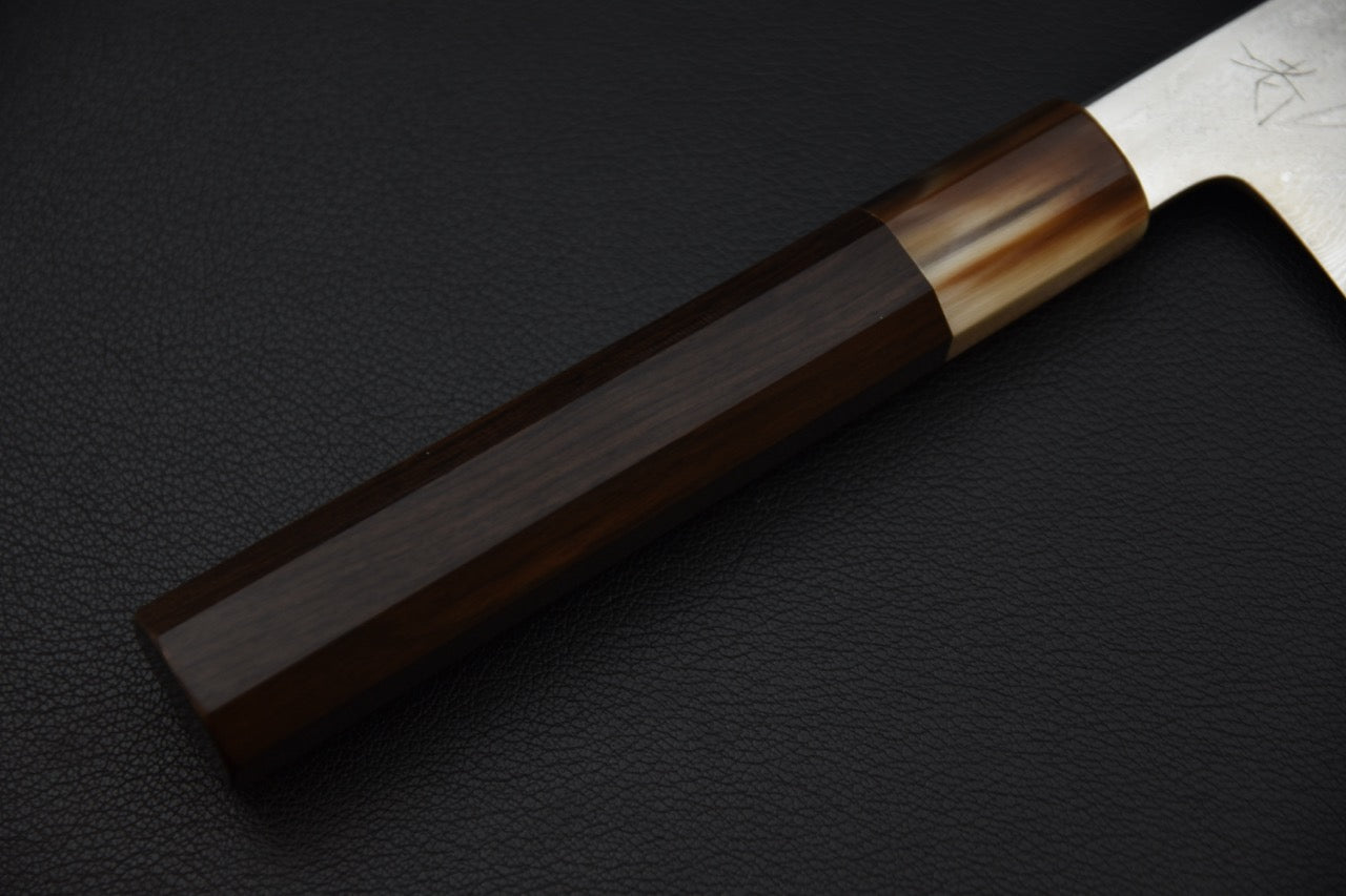 Hitohira Kikuchiyo Rou VG10 Hyokyo Damascus Gyuto 240mm Ébène