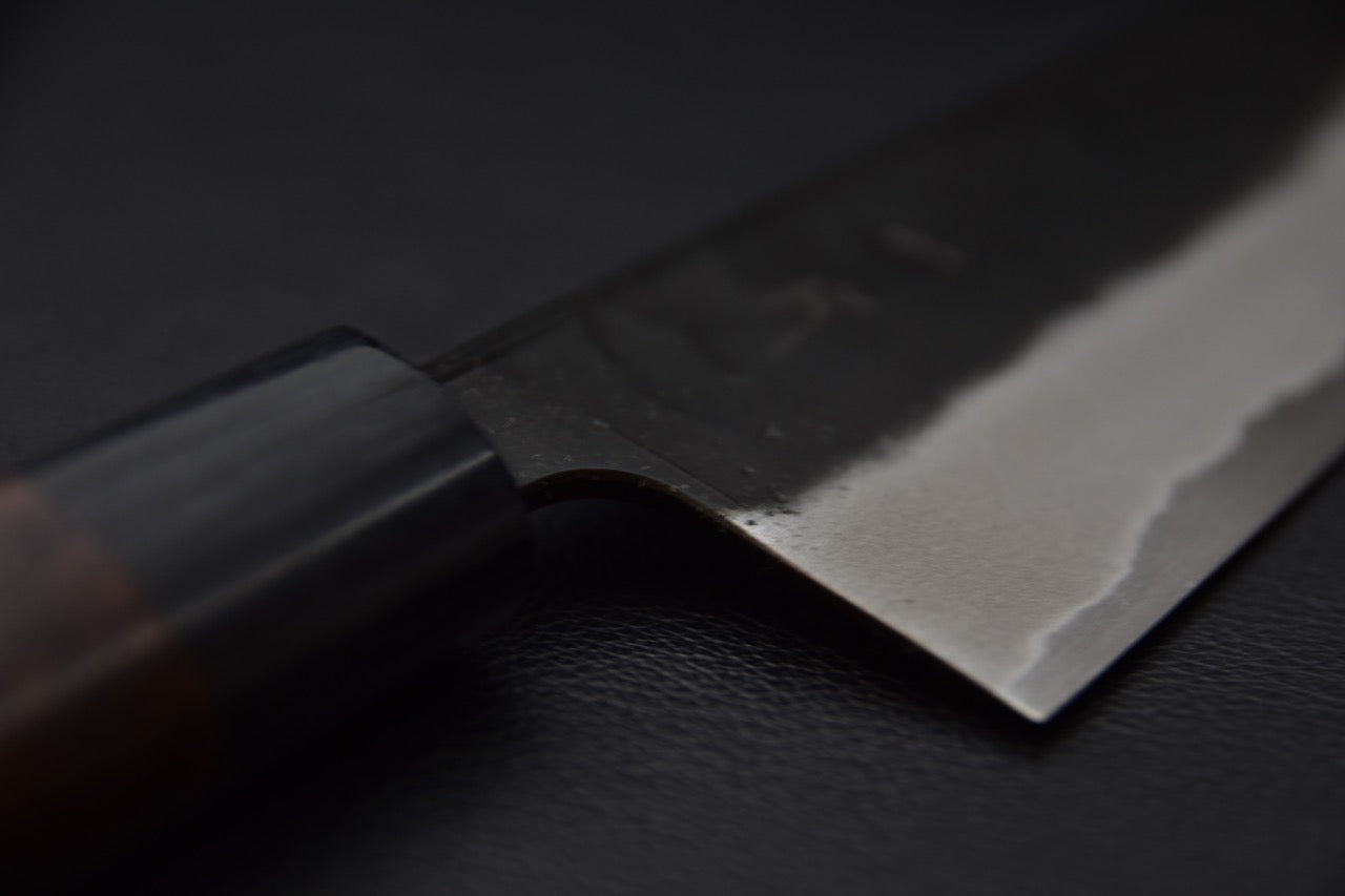 Hitohira MS Kurouchi Aogami #2 Santoku 165mm Rosewood