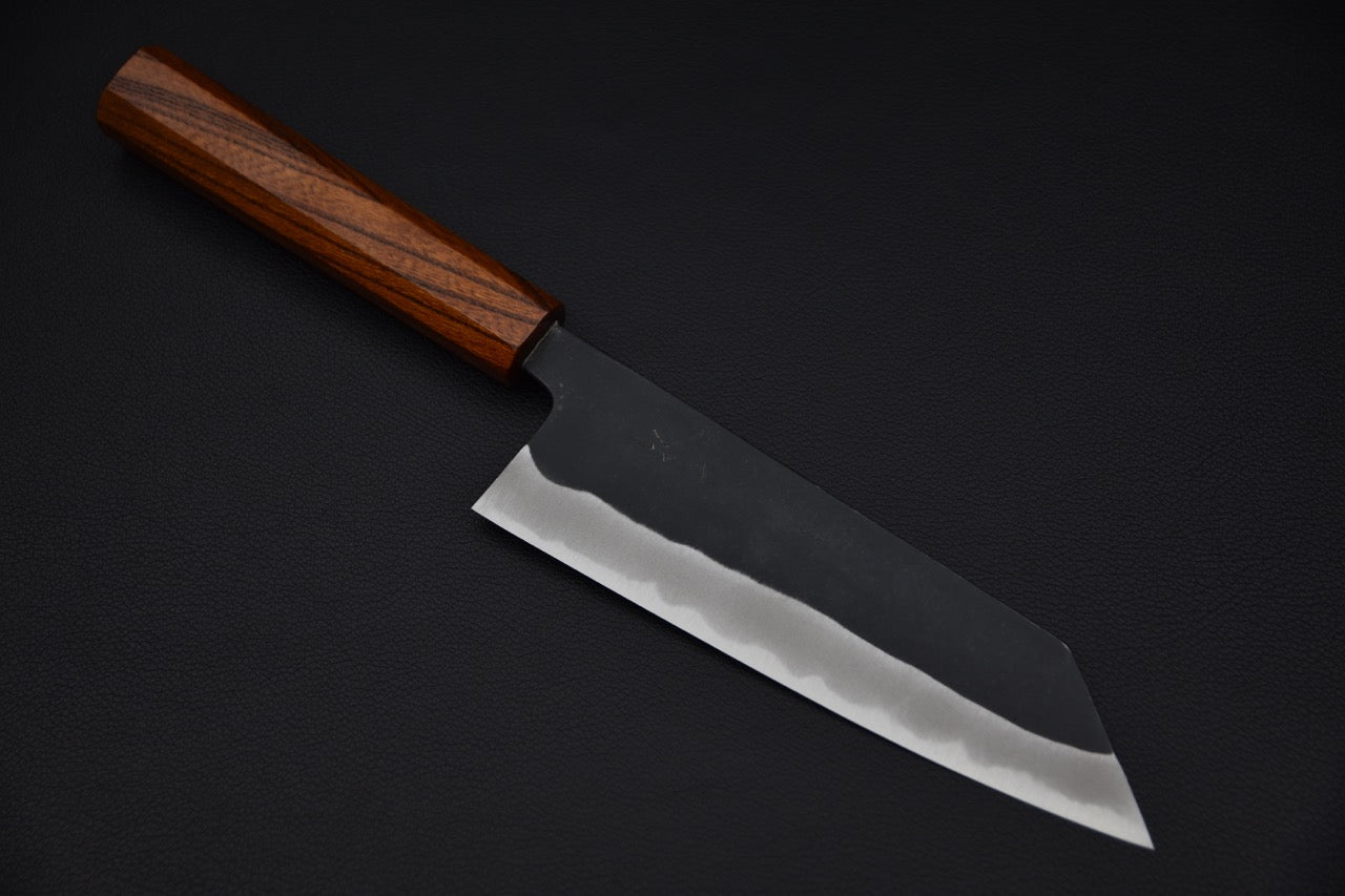 Hitohira MS Kurouchi Shirogami #2 Bunka 170mm Keyaki Zelkova
