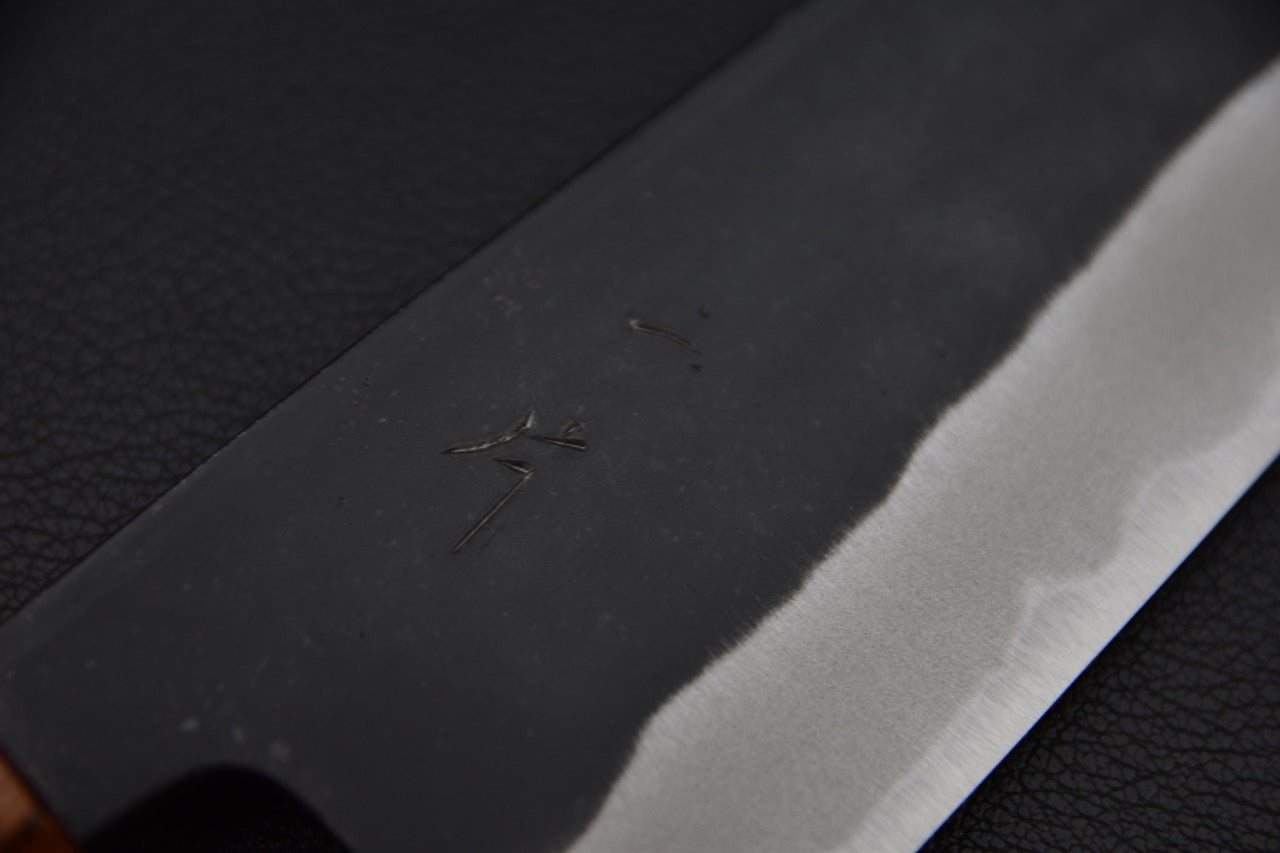 Hitohira MS Kurouchi Shirogami #2 Bunka 170mm Keyaki Zelkova