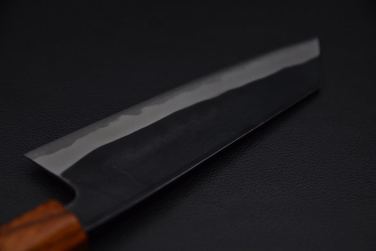 Hitohira MS Kurouchi Shirogami #2 Bunka 170mm Keyaki Zelkova