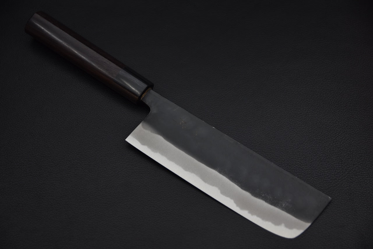 Hitohira MS Kurouchi Shirogami #2 Nakiri Bois de Rose