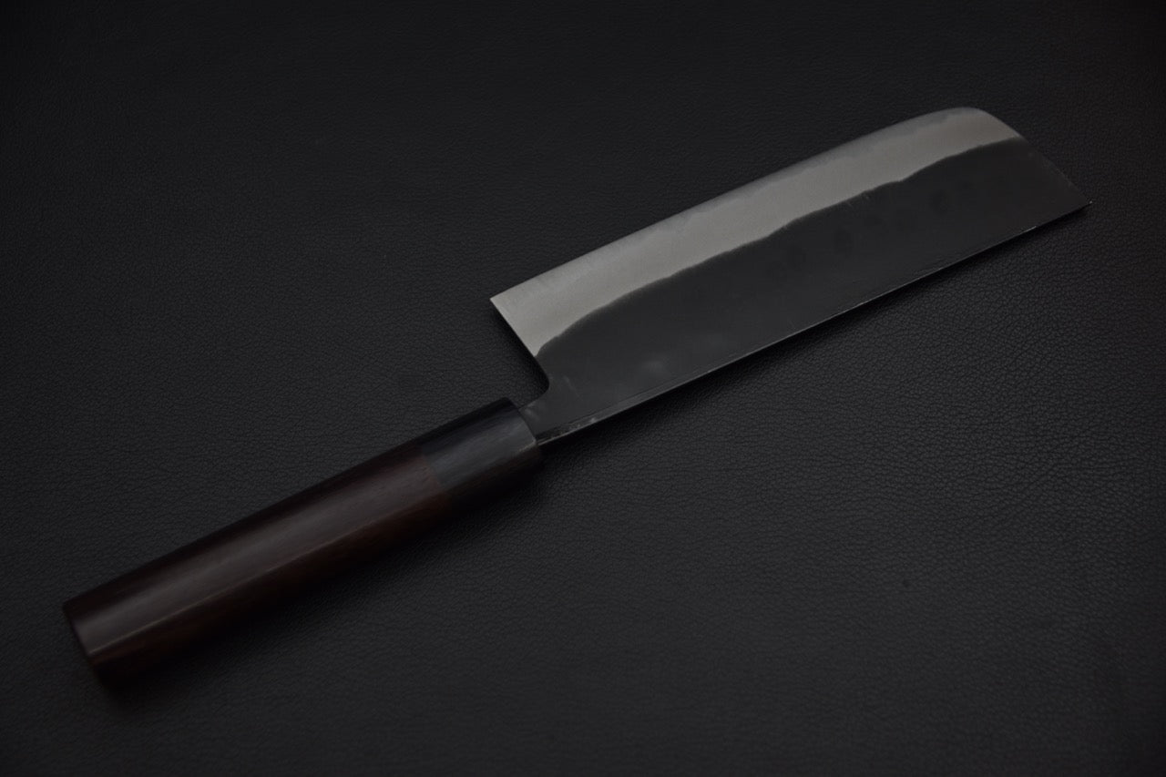 Hitohira MS Kurouchi Shirogami #2 Nakiri Bois de Rose