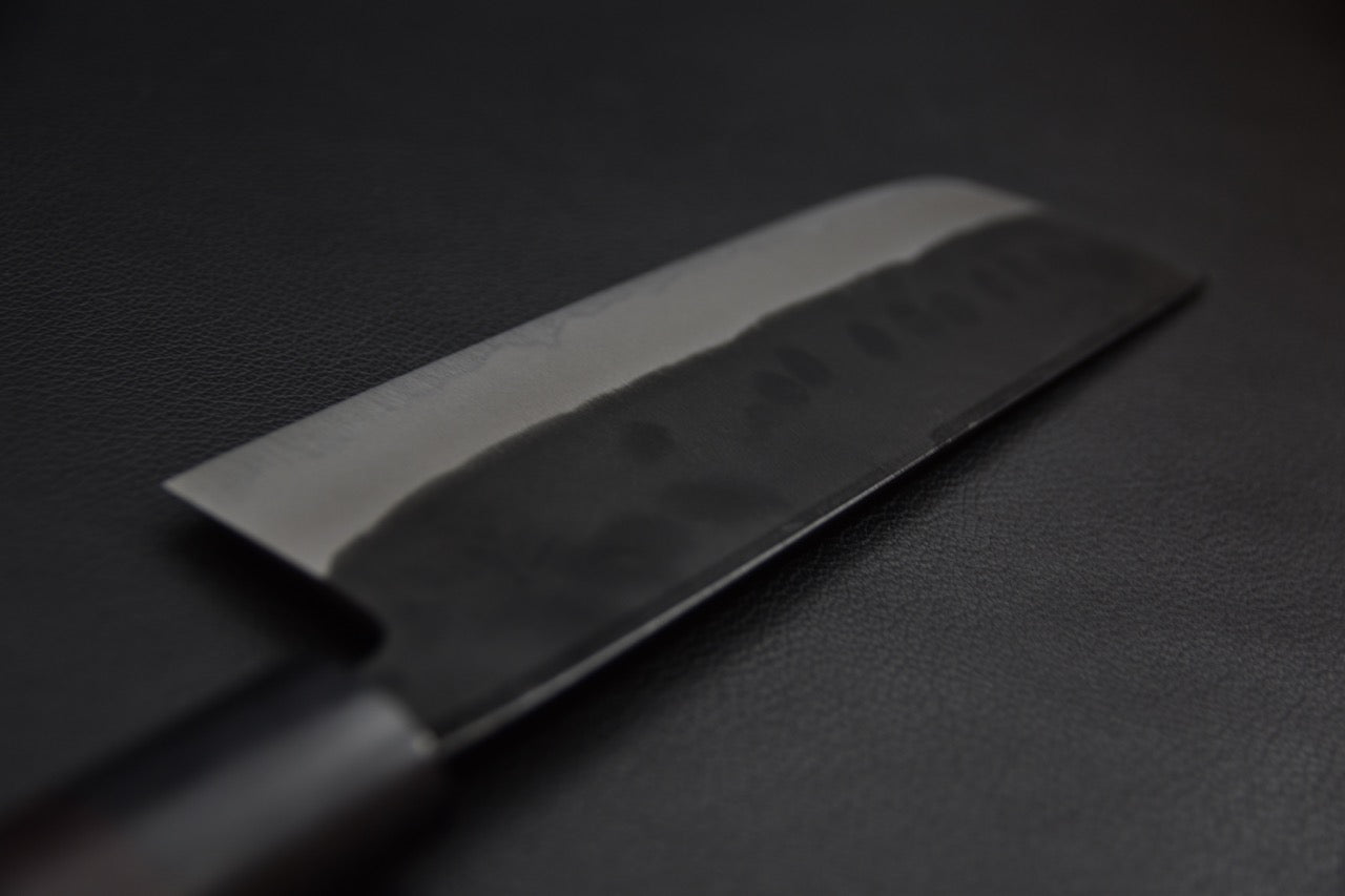 Hitohira MS Kurouchi Shirogami #2 Nakiri Bois de Rose