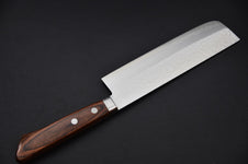 profil couteau japonais nakiri manche imitation acajou deux rivets