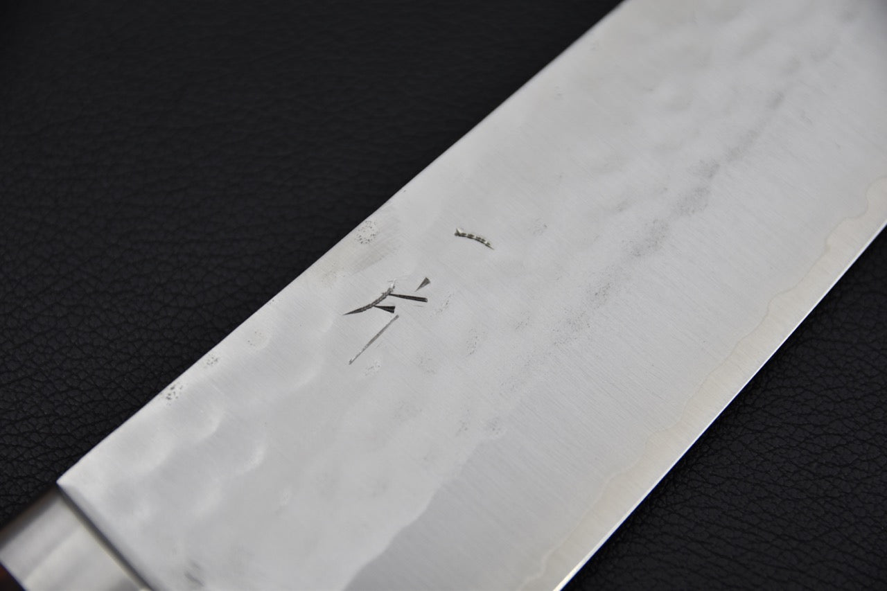 Hitohira NM Tsuchime Santoku Imitation Acajou