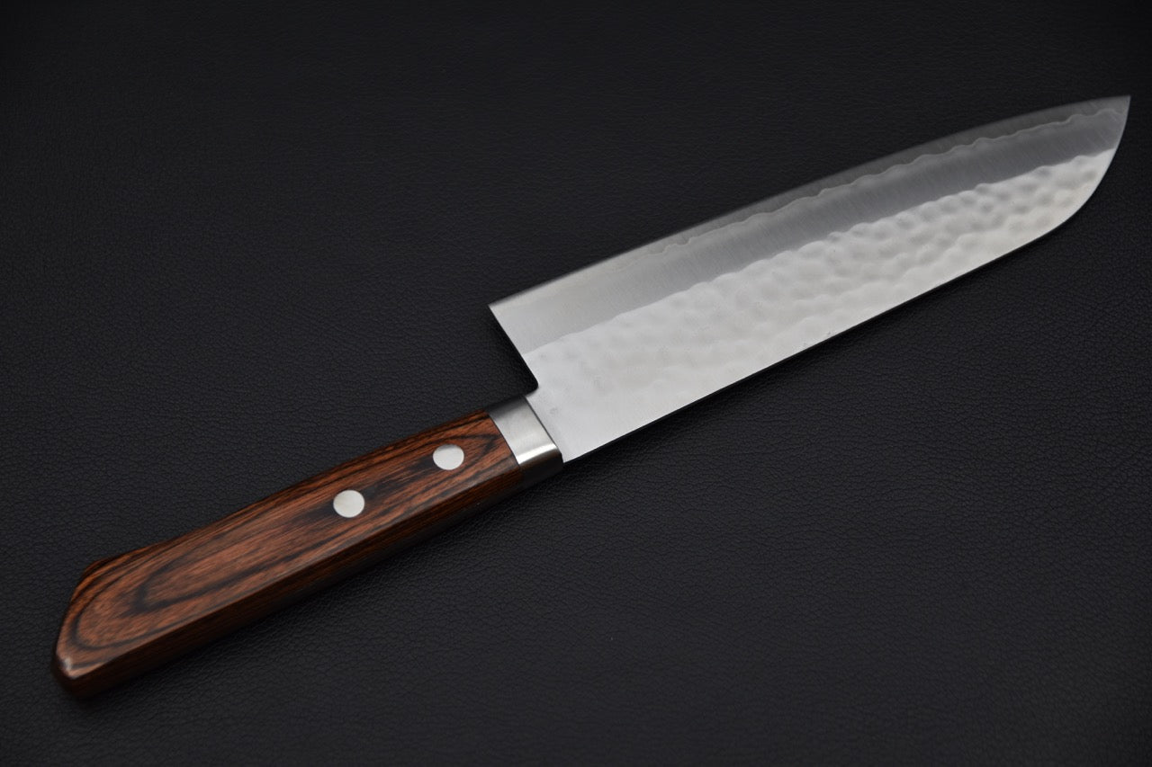 Hitohira NM Tsuchime Santoku Imitation Acajou