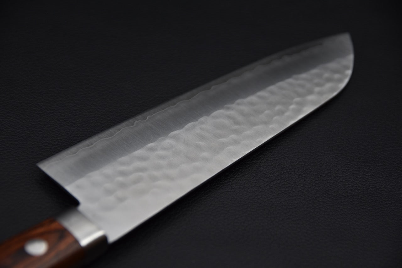 Hitohira NM Tsuchime Santoku Imitation Acajou
