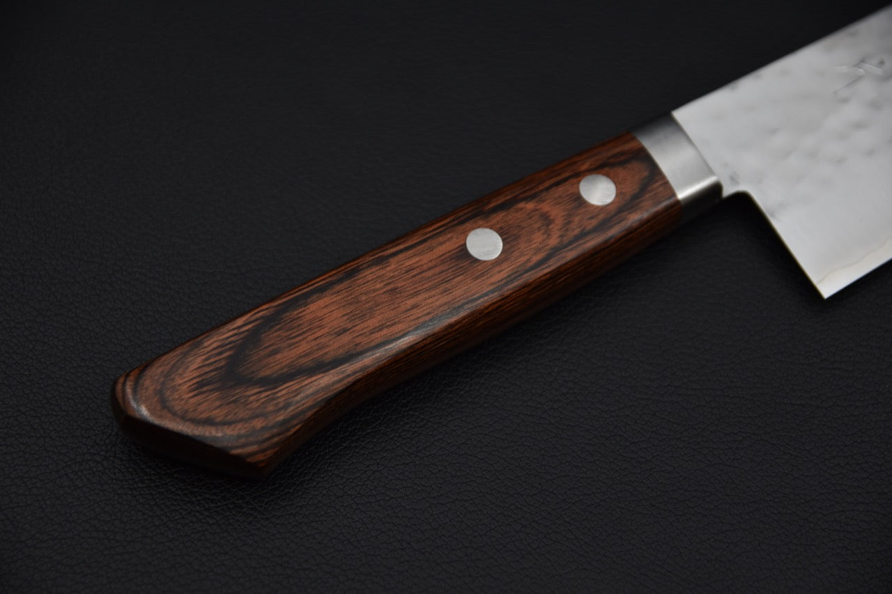 Hitohira NM Tsuchime Santoku Imitation Acajou