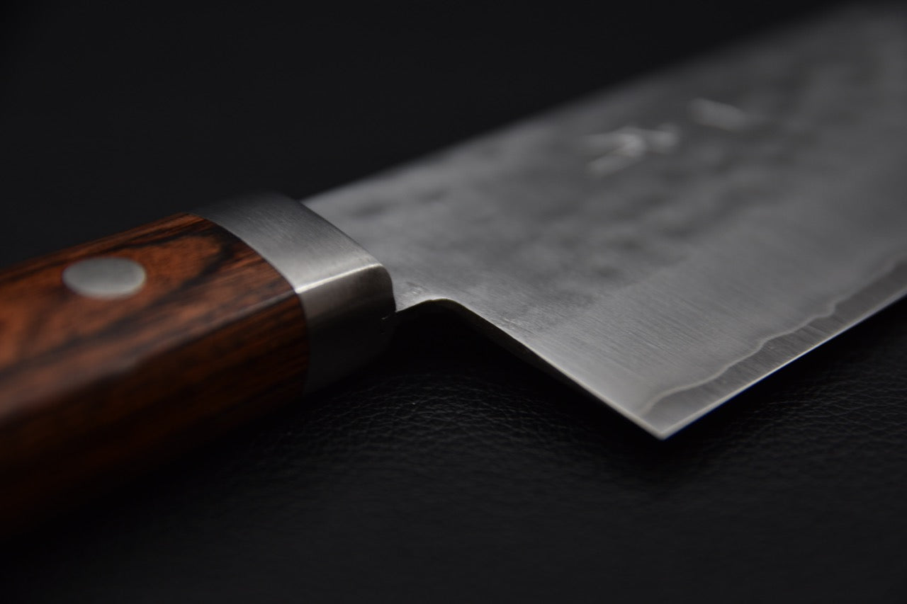 Hitohira NM Tsuchime Santoku Imitation Acajou