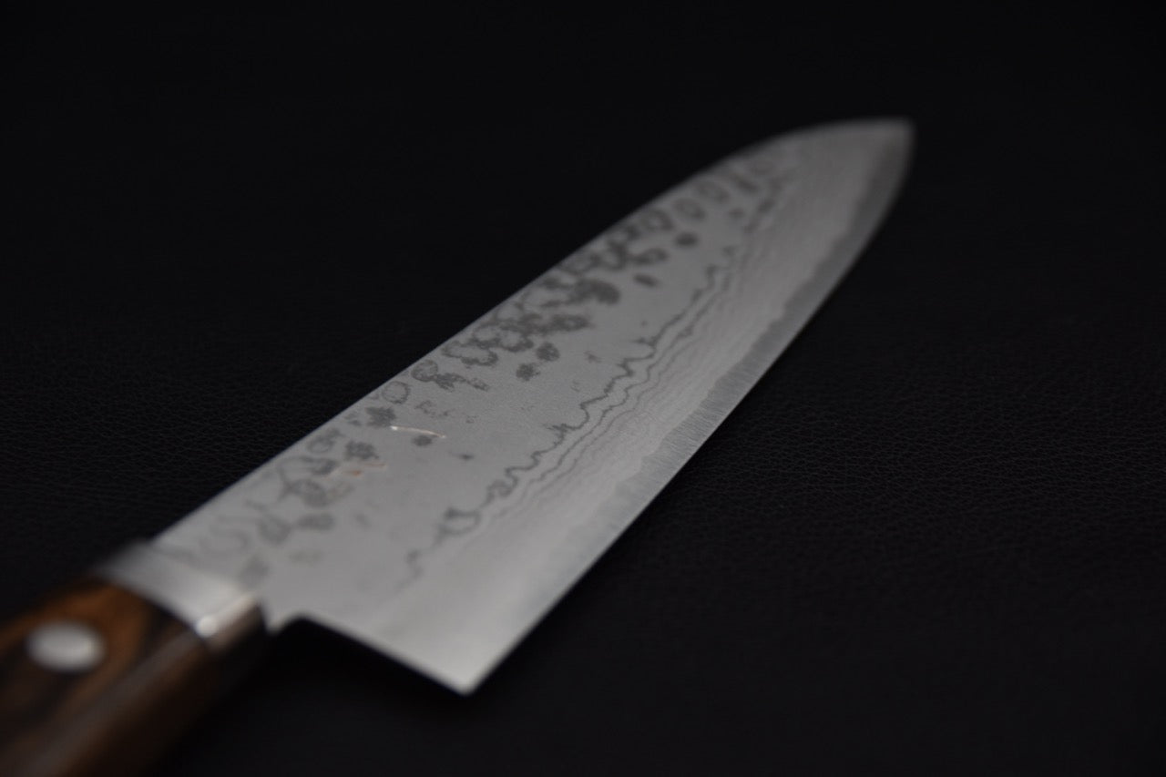Hitohira NM V10 Damascus Gyuto 180mm Pakka