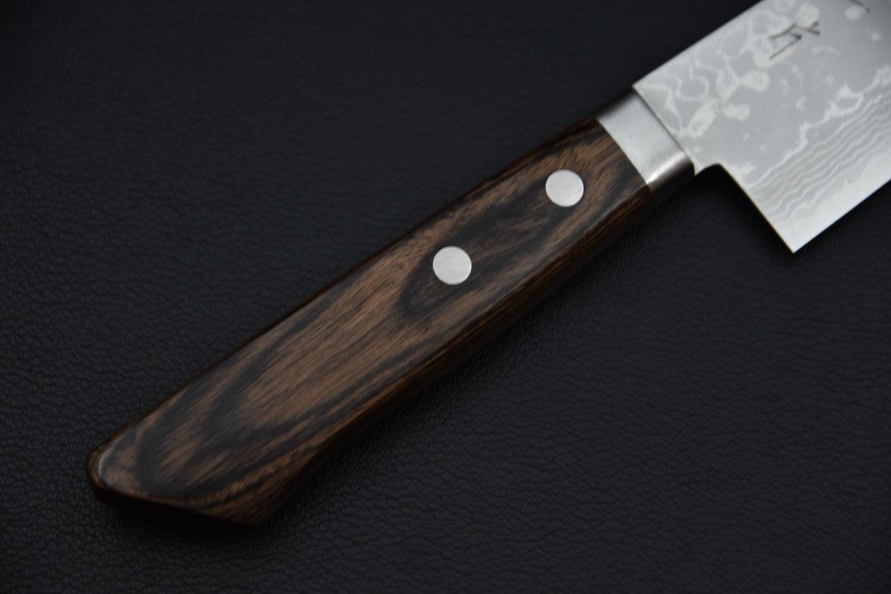 Hitohira NM V10 Damascus Gyuto 180mm Pakka