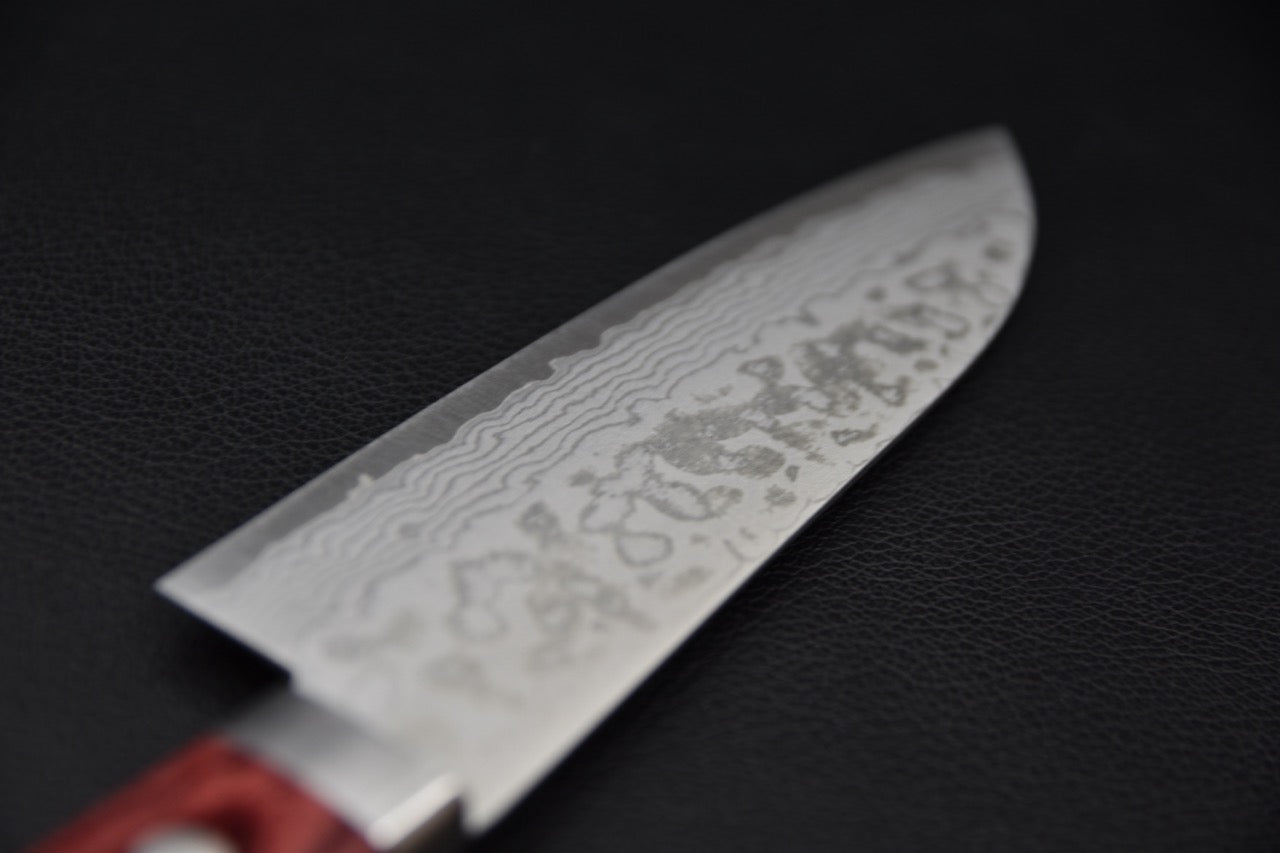 Manche occidental imitation acajou du couteau japonais Hitohira NM V10