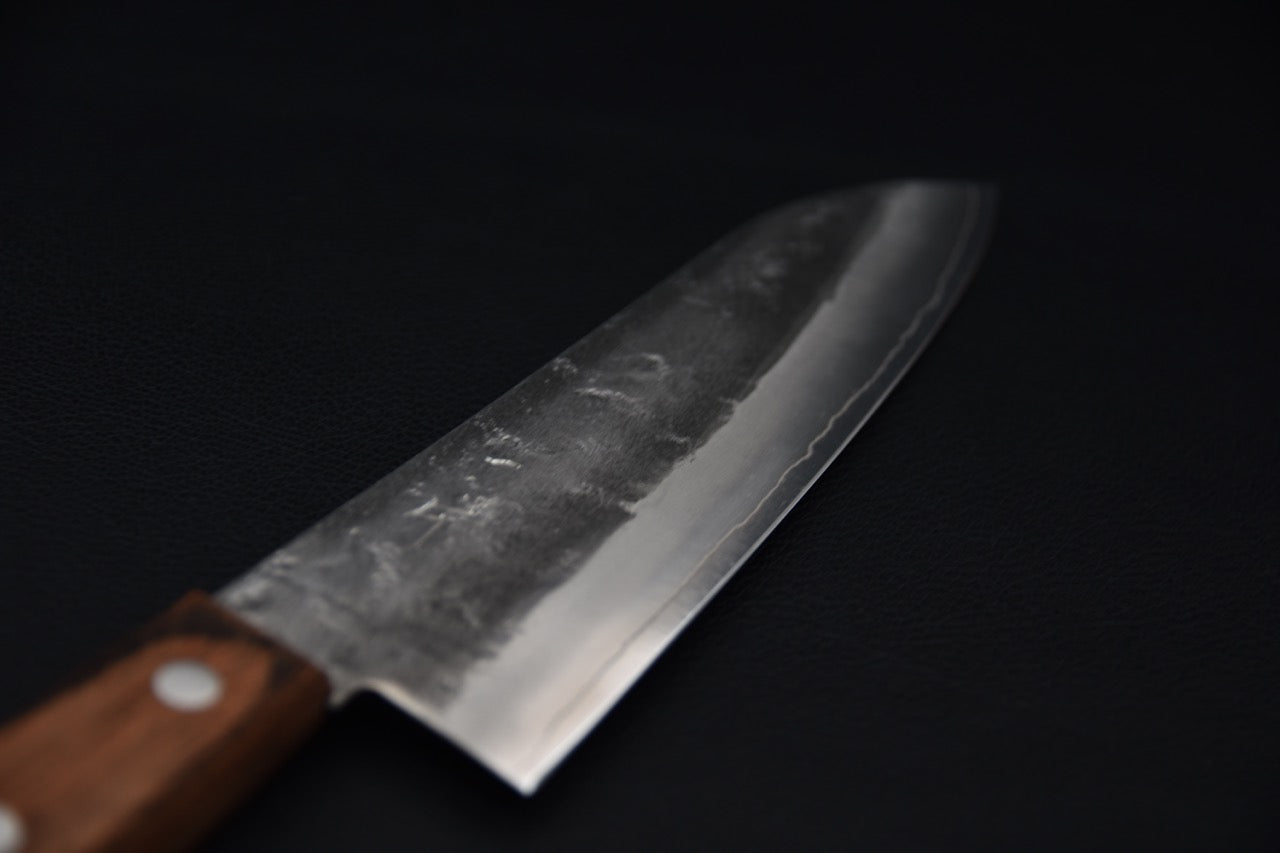 Hitohira Futana S3 Nashiji Santoku 165mm Pakka (Sans bolster)