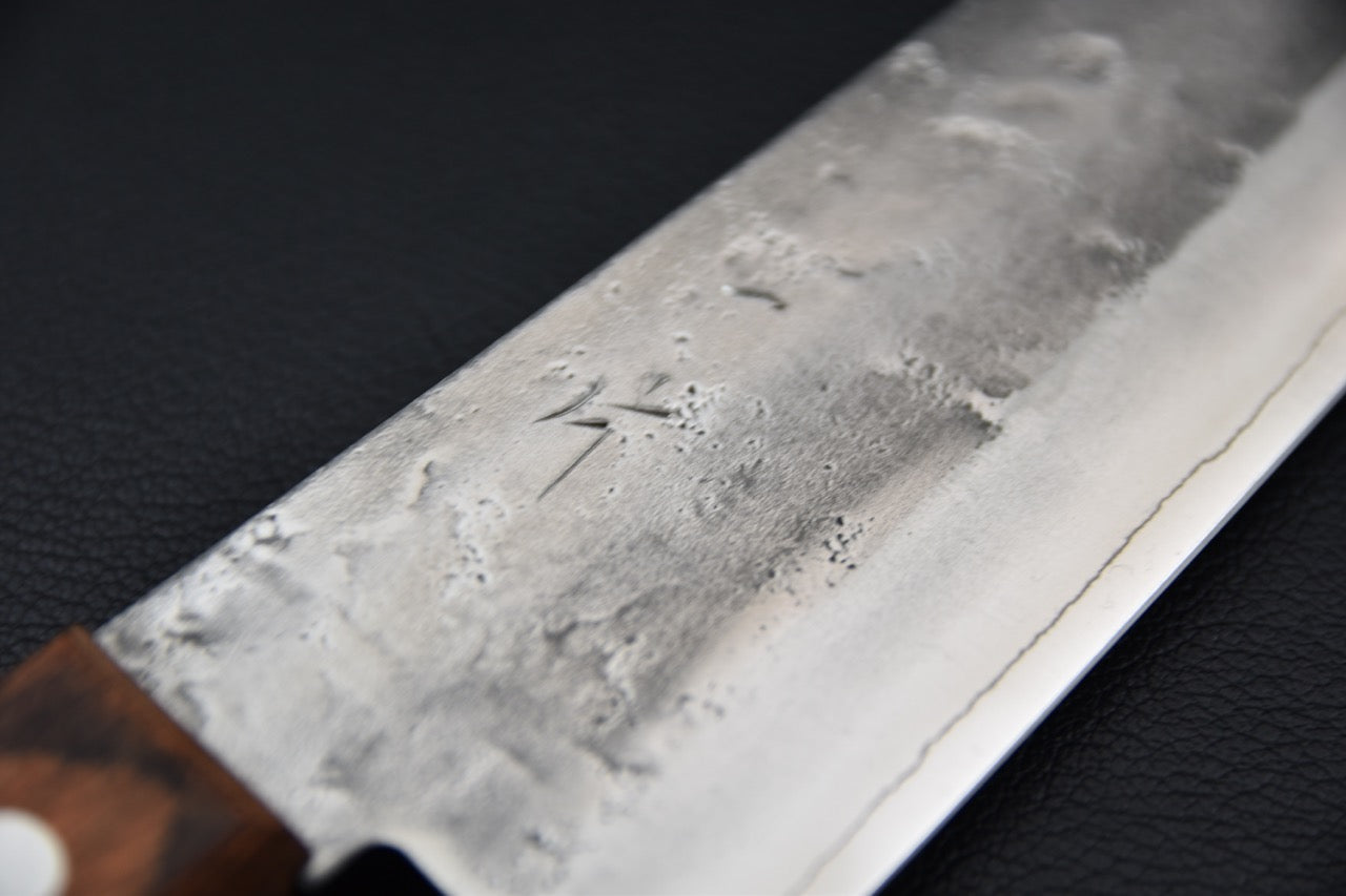 Hitohira Futana S3 Nashiji Santoku 165mm Pakka (Sans bolster)