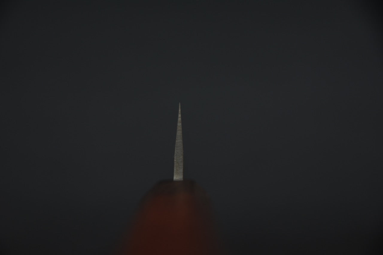 Hitohira TD Aogami #2 Kurouchi Honesuki Kaku 150mm Padouk