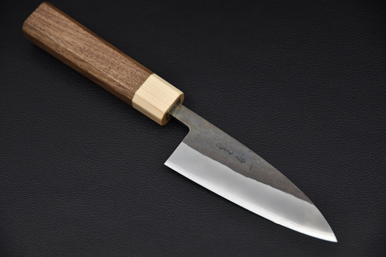 Hitohira TD Aogami #2 Kurouchi Petty 105mm Noyer