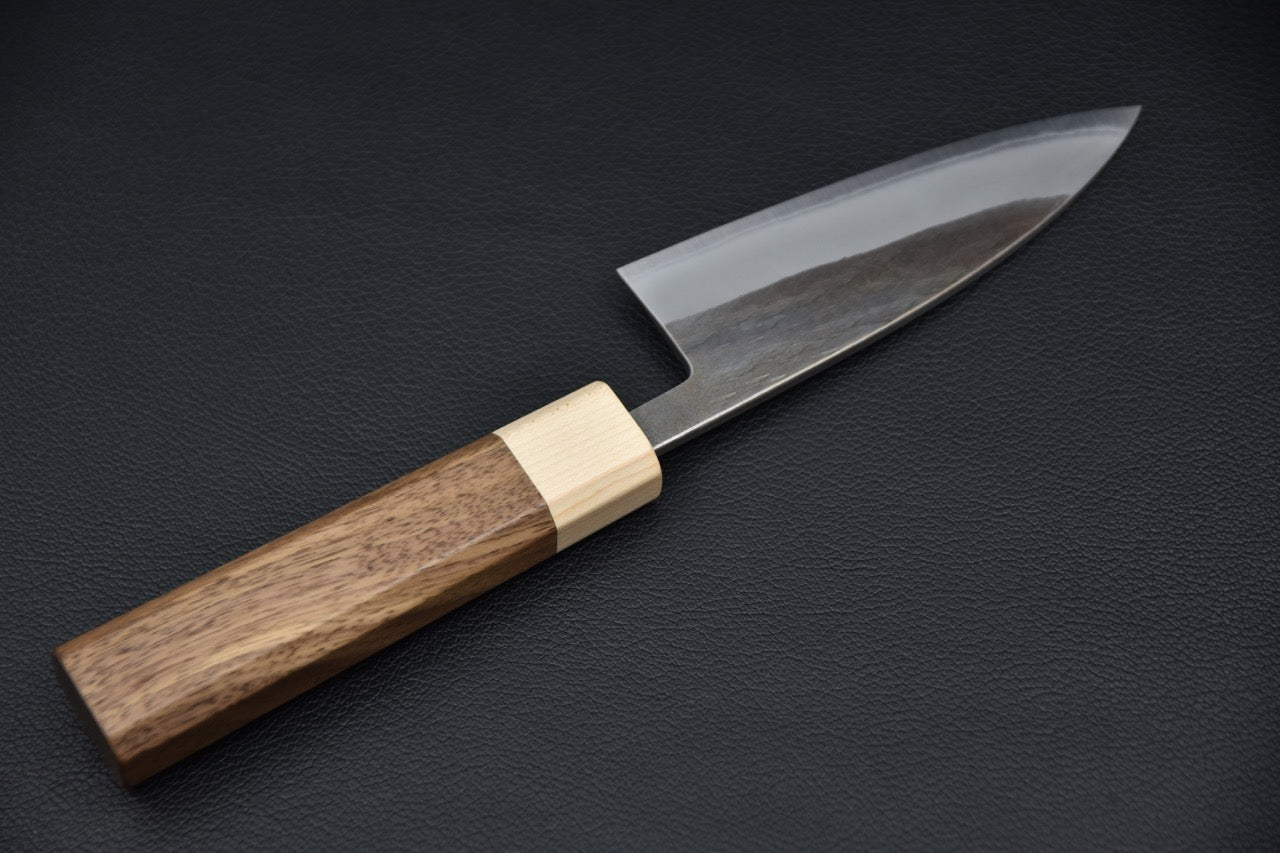 Hitohira TD Aogami #2 Kurouchi Petty 105mm Noyer