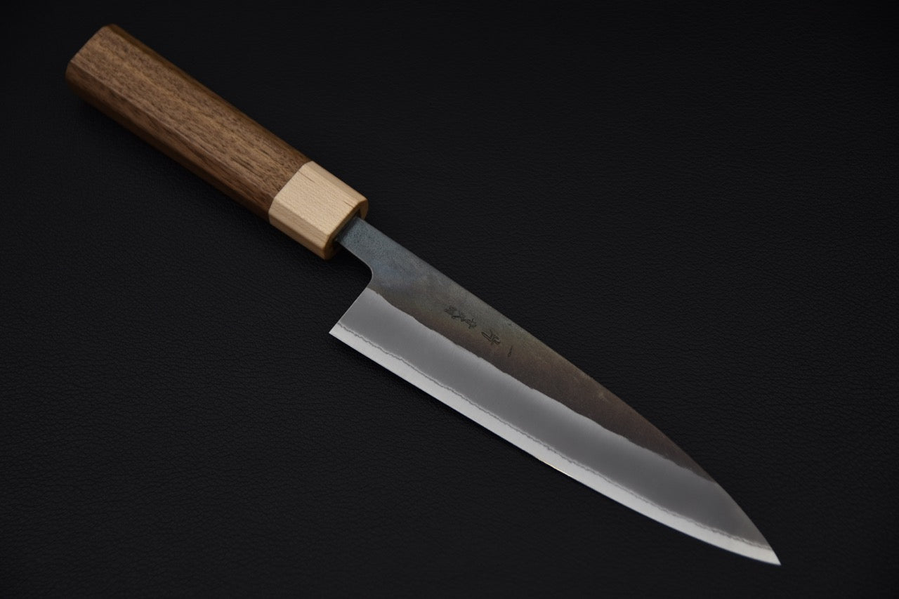 Hitohira TD Aogami #2 Kurouchi Petty 150mm Noyer